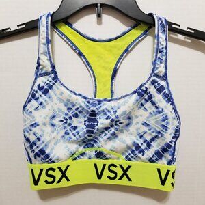 Victoria's Secret bra Small VSX The Player racerback workout gym sports tie dye